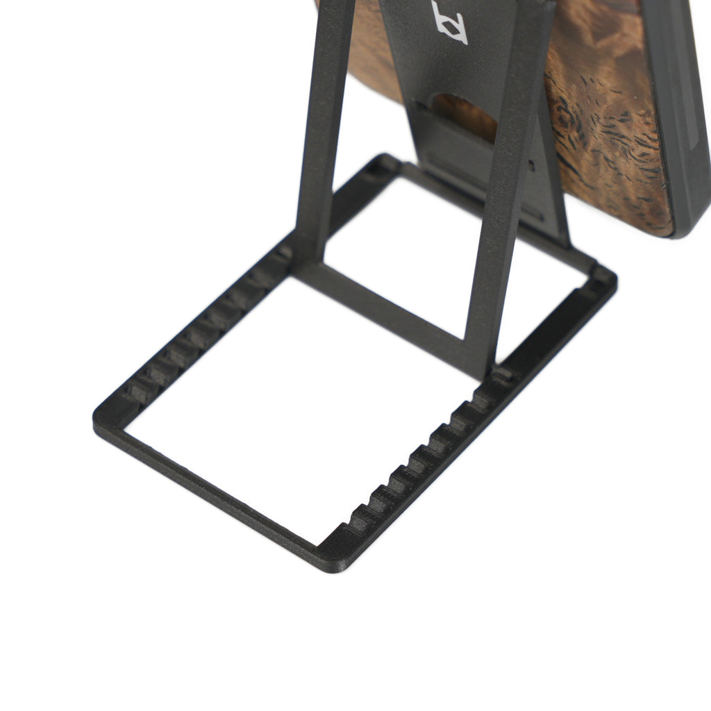 Credit card-sized stand
