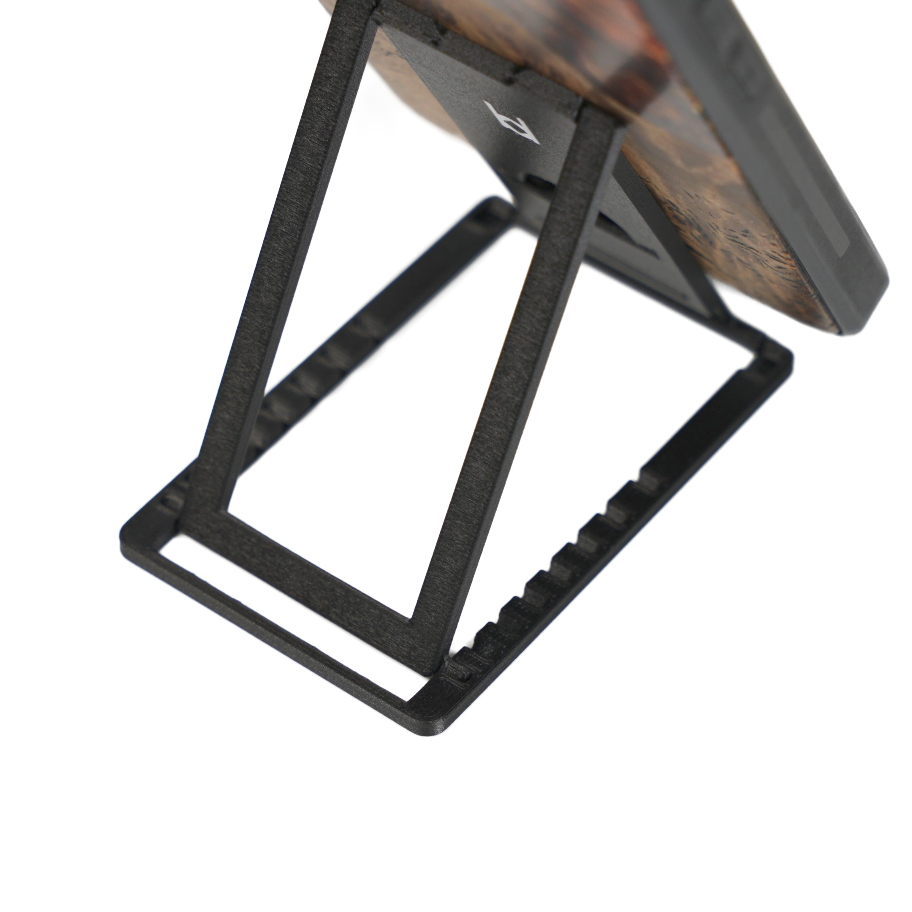 Credit card-sized stand