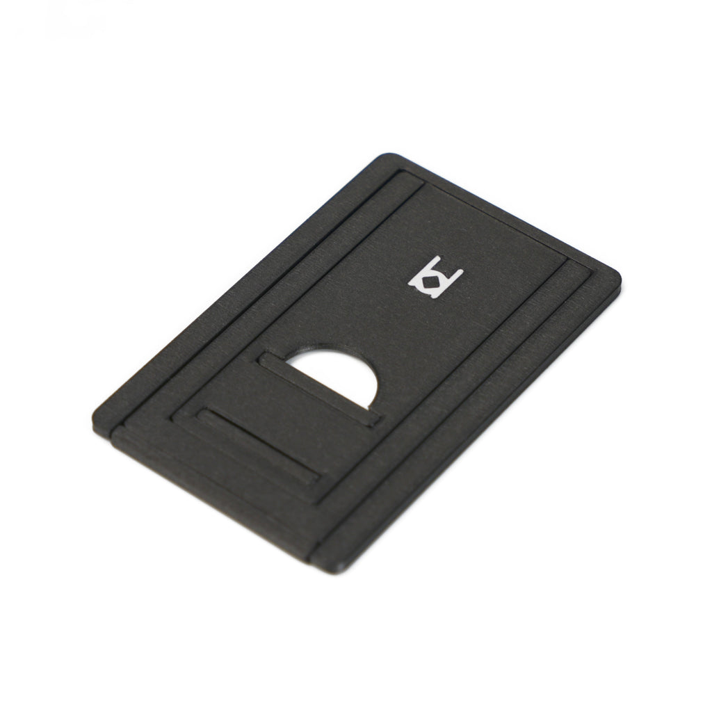 Credit card-sized stand
