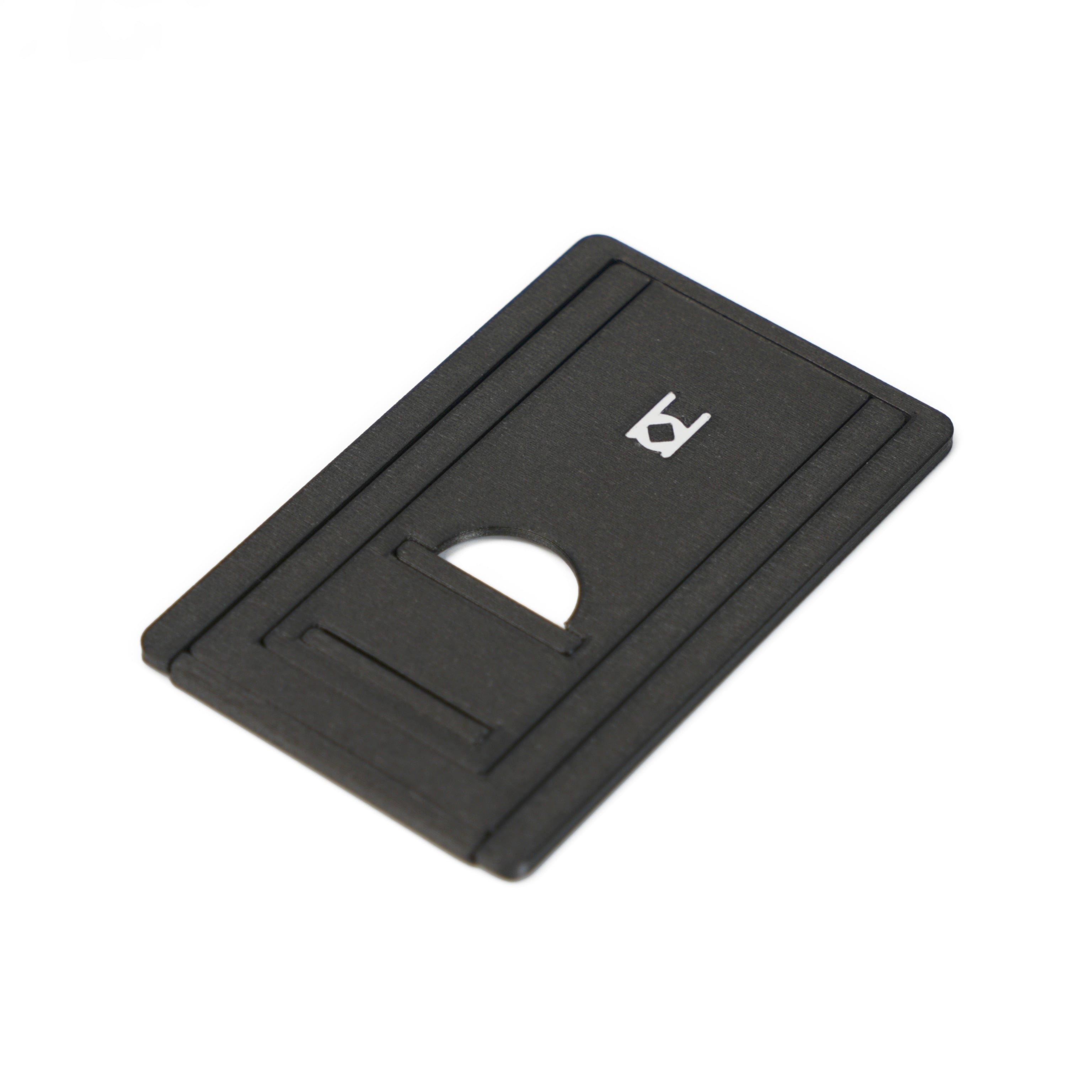 Credit card-sized stand